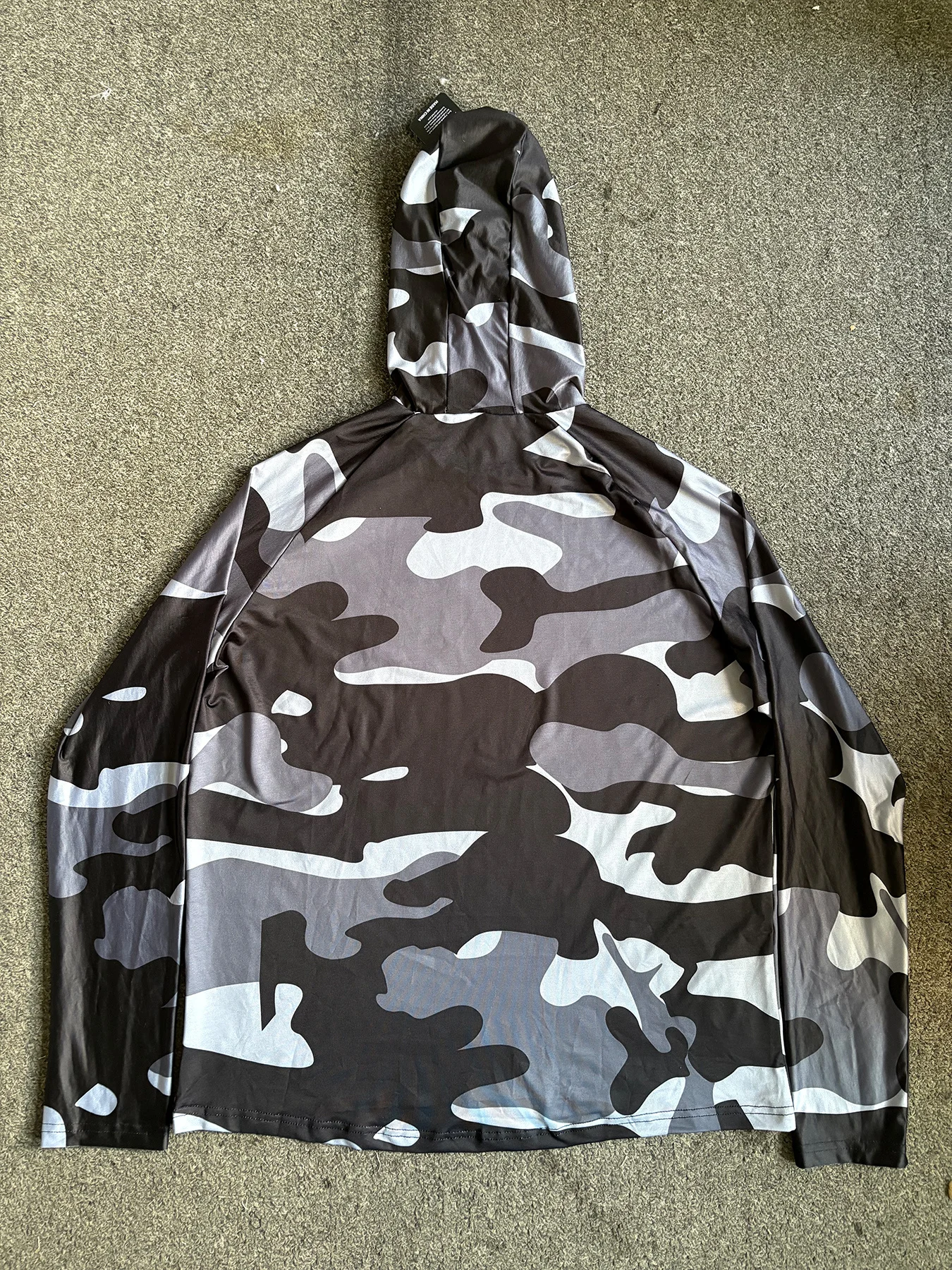 Fishing Hoodie Face Mask Neck Cover Sailing Shirt Summer Men Long Sleeve Sun Protection Hunting Jersey Camisa De Pesca Performance Fish Gear Beach Tops Wear Climbing Uniform - Image 10