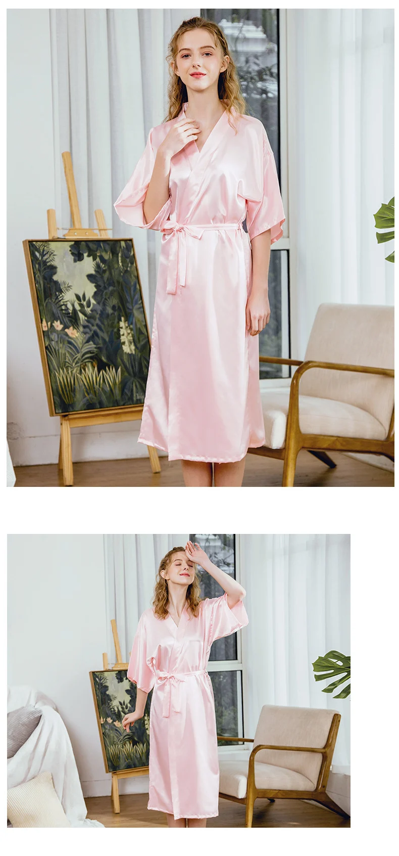 Pajamas silk wedding pajamas women - Image 4