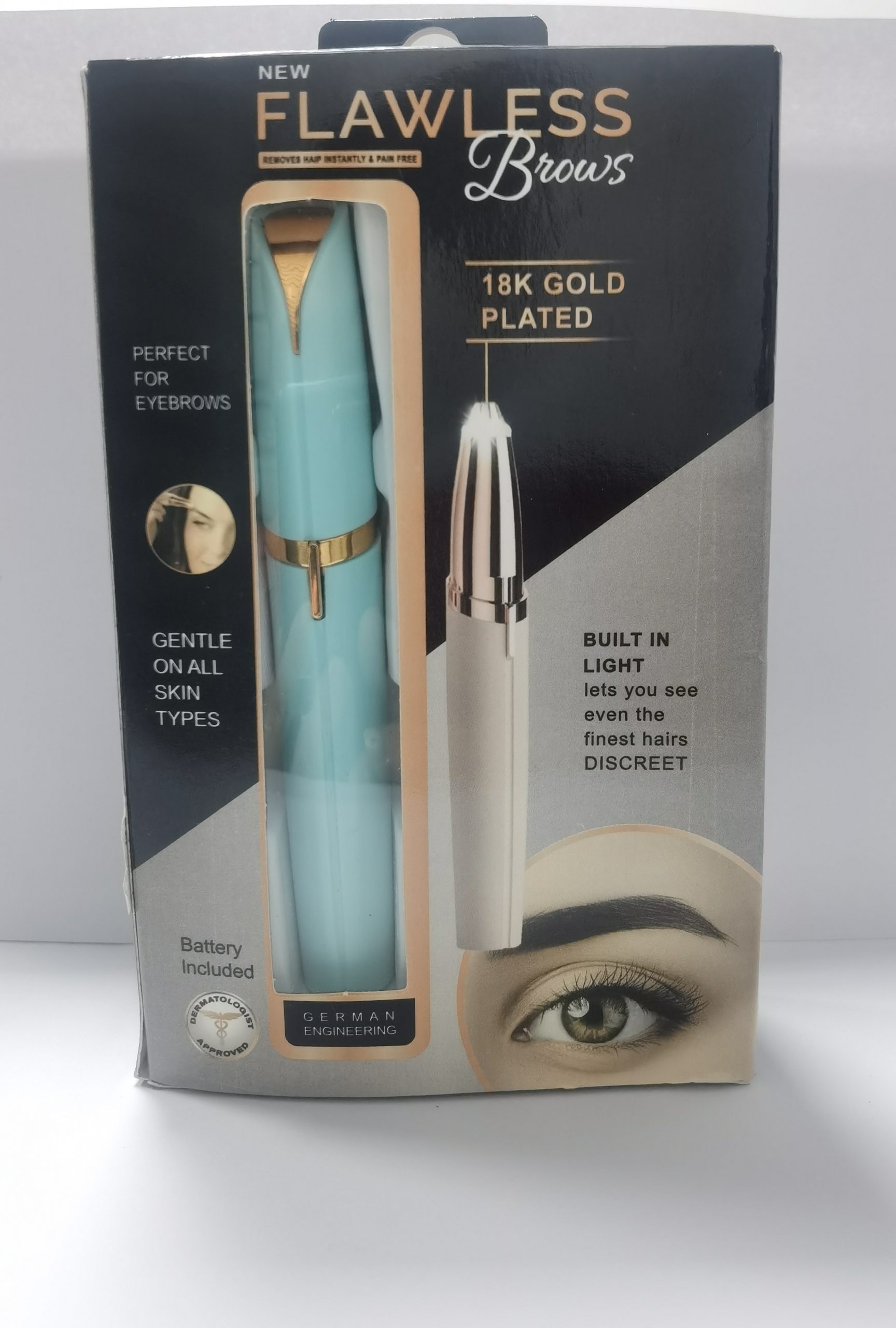 Mini Electric Eyebrow Trimmer Lipstick Brows Pen Hair - Image 4