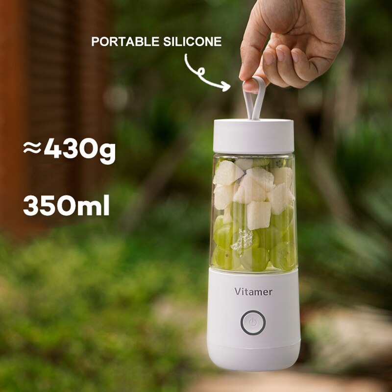 350ml Portable Blender Juicer Electric USB Rechargeable - Image 4