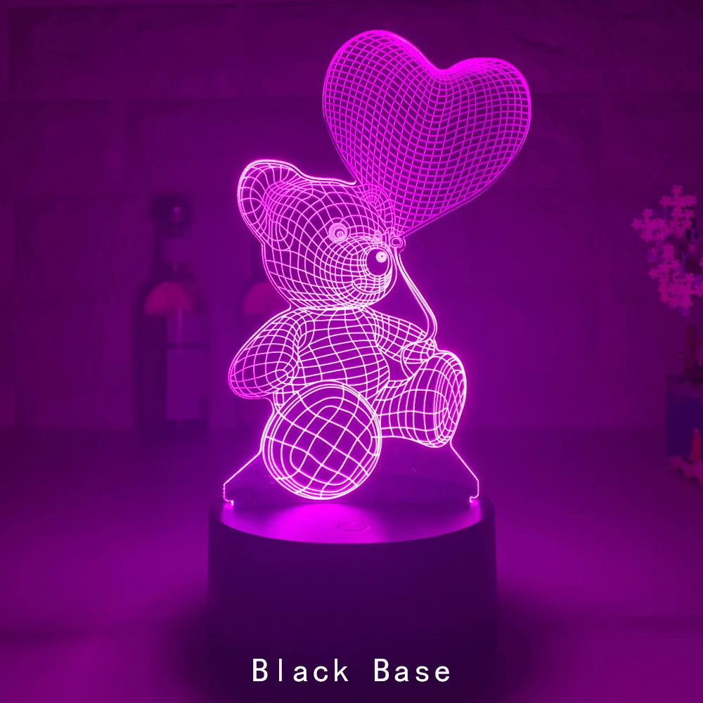 3D Lamp Acrylic USB LED Night Lights Neon Sign Lamp - Image 9
