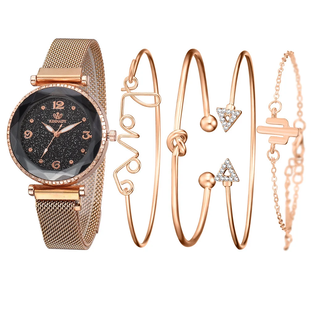 Women Watches Starry Sky Magnet Buckle Fashion Bracelet - Image 8
