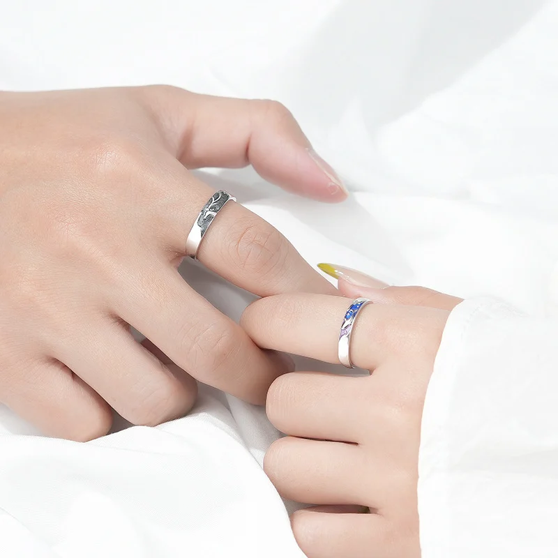 Whale Deer Couple Rings for Women - Image 2