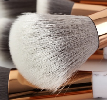11 Sets of Marble Makeup Brush with Makeup Brush Beauty - Image 2