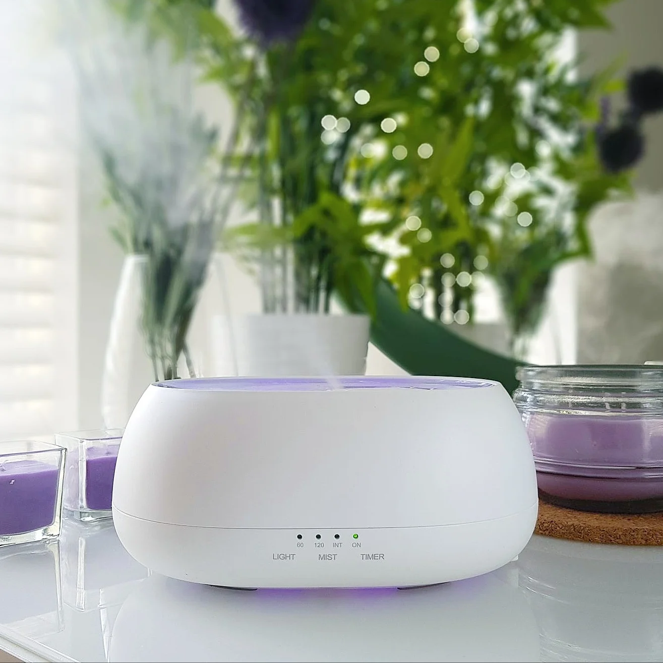 HOMEFISH Aroma Diffuser 500ml Ultrasonic Air Humidifier - Image 3
