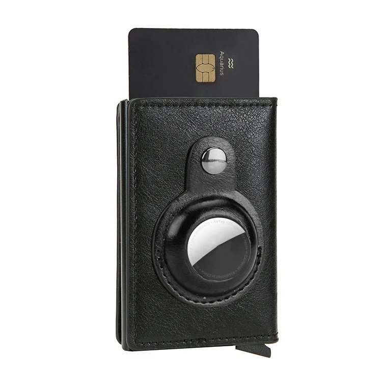 Multifunctional Card Holder Airtag Men's Short Card