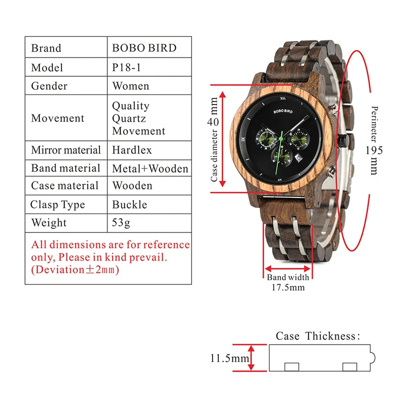 Wooden Watch for Men - Image 2