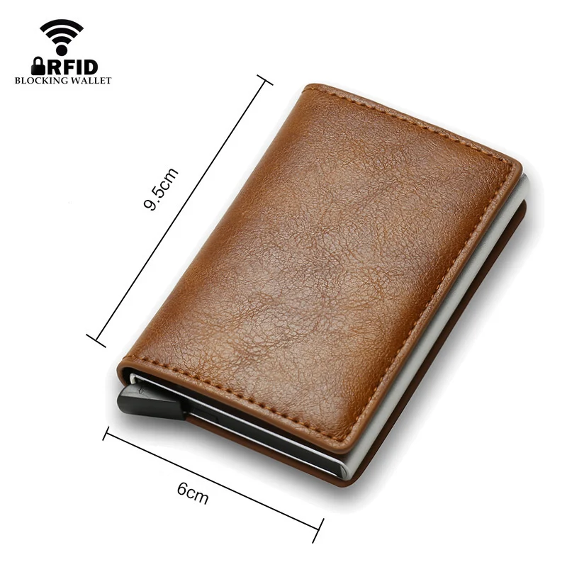 Credit Card Holder Smart Minimalist Wallet Pocket Men - Image 2