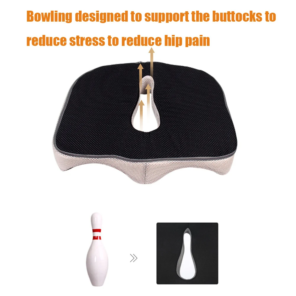 Coccyx Orthopedic Comfortable Memory Foam Chair Car - Image 3