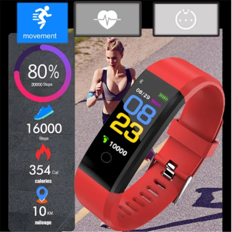 Screen Smart Wristband Heart Rate Monitor Fitness - Image 3