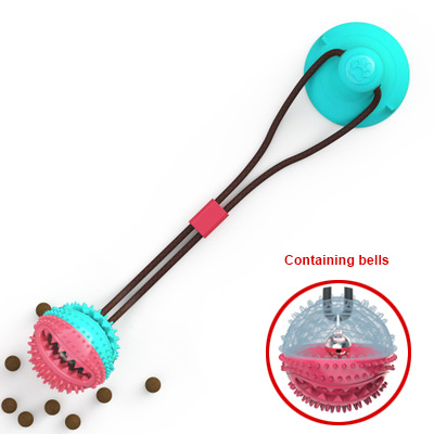 Dog Toys Silicon Suction Cup Tug Interactive Dog Ball - Image 4