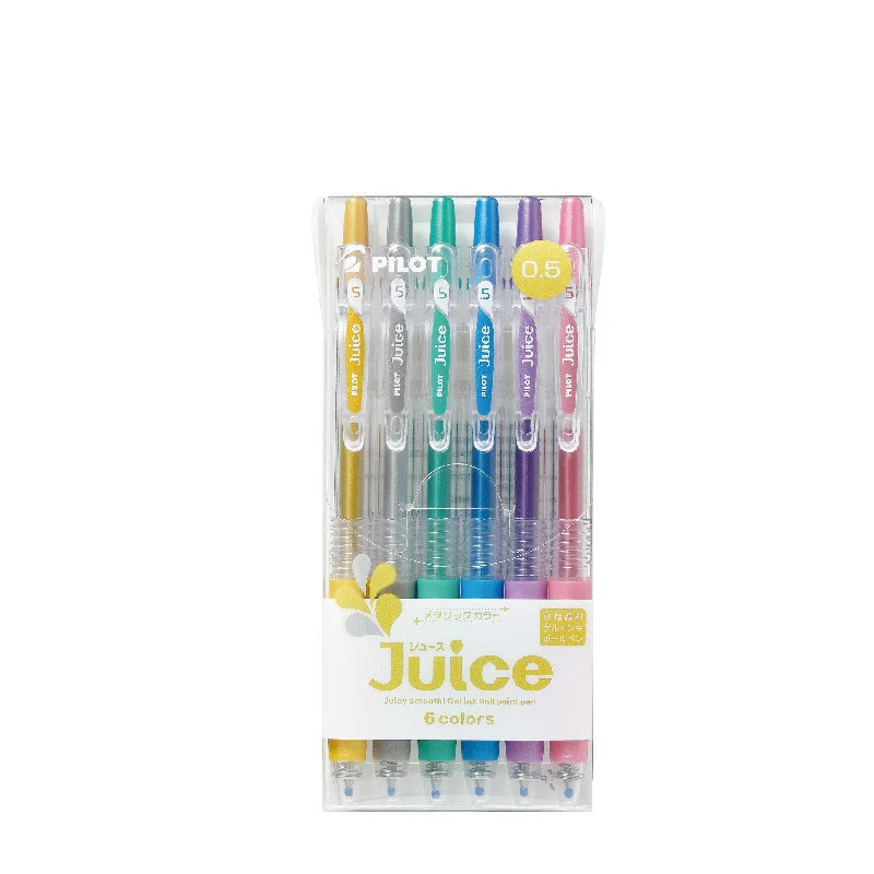 Official Direct Juice Baiguole Gel Pen 0.5 6 Colors - Image 7