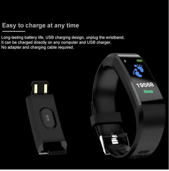 Smart Bracelet with Bluetooth Wristband Heart Rate - Image 3