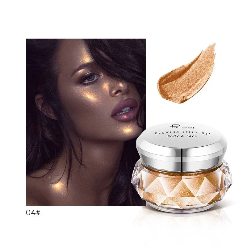 Face Highlighter Jelly Gel Mermaid Eyeshadow Glow Body - Image 7