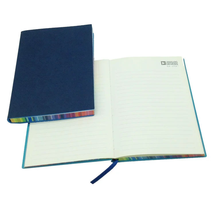 Colorful Rainbow Side A5 Leather Cover Notebook - Image 4