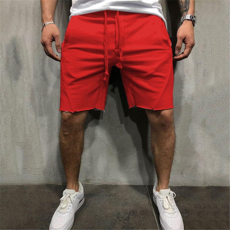 Summer Mens Gym Sports Sport Grey Shorts for Men - Image 9