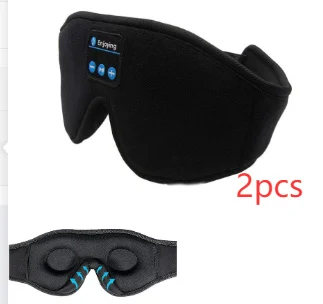 Wireless Bluetooth Stereo Music Eye Mask - Blackout - Image 7