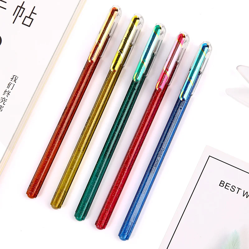 Pearlescent glitter 1.0mm gel pen - Image 3