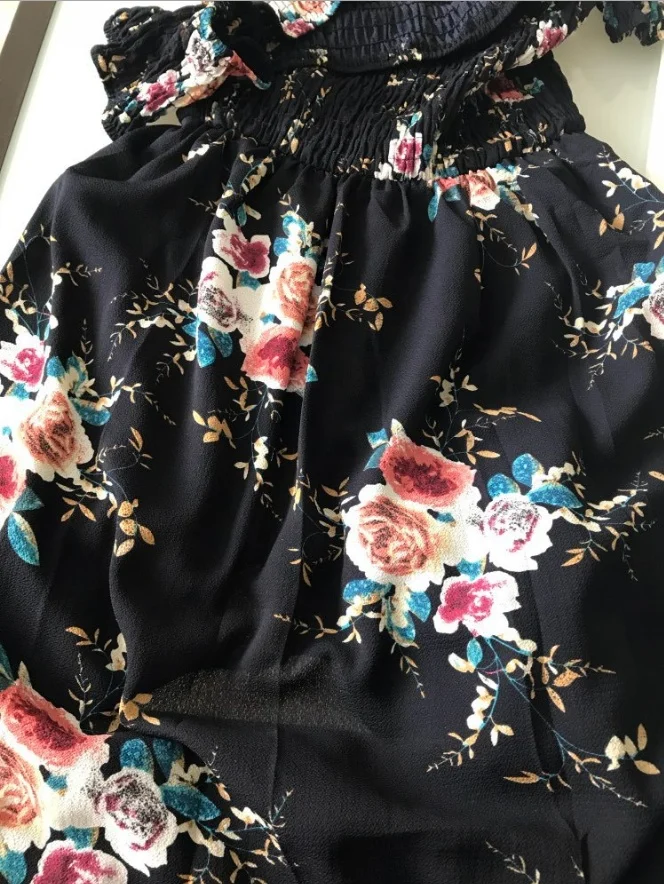 Boho Style Long Dress Women Off Shoulder Beach Summer - Image 6