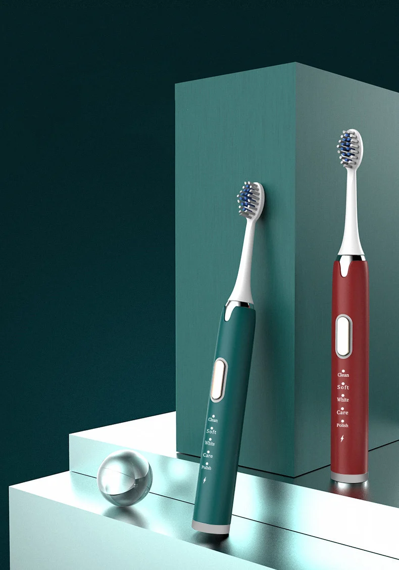 Ultrasonic Sonic Electric Toothbrush USB Rechargeable