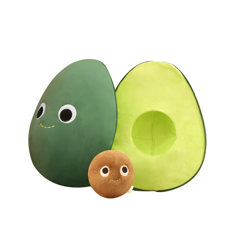 Cute Fruit Avocado Plush Toy Stuffed Doll Baby Kids - Image 5