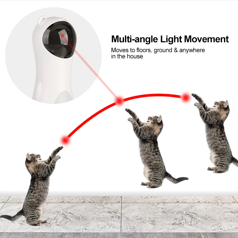 Automatic Laser Cat Toy Bear Laser Cat Toy LED Red