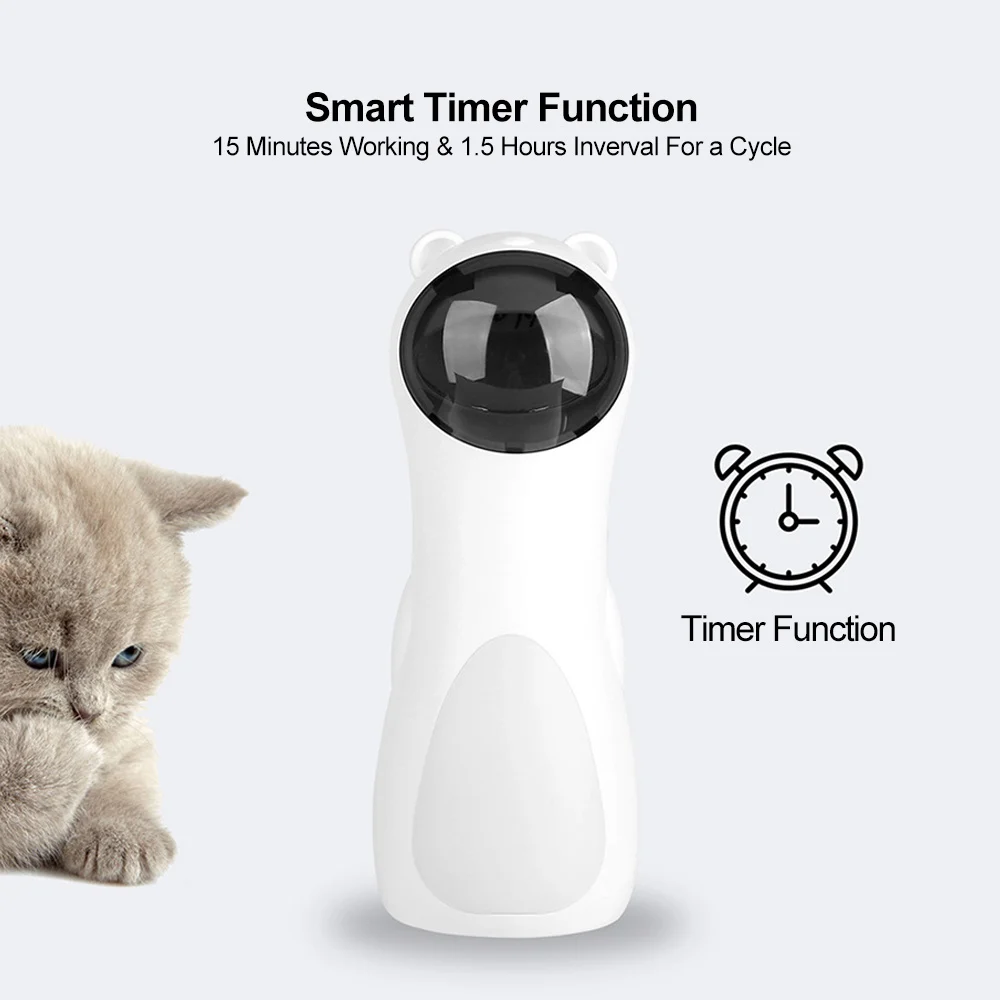 Automatic Laser Cat Toy Bear Laser Cat Toy LED Red - Image 2