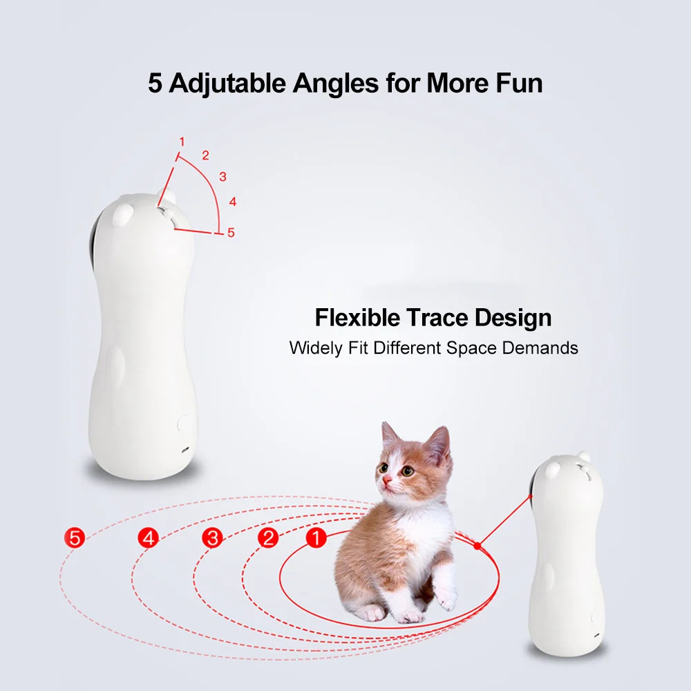 Automatic Laser Cat Toy Bear Laser Cat Toy LED Red - Image 5