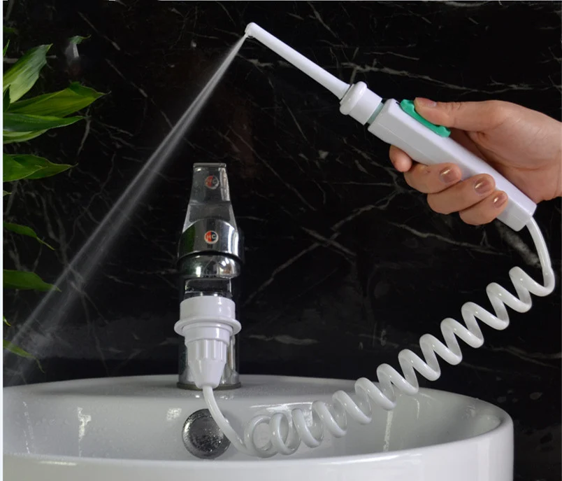 Faucet Irrigator 6 Jet Nozzles Portable Teeth