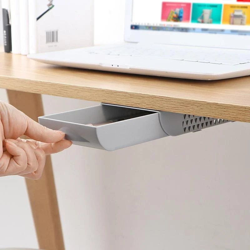 Stackable Hidden Office Drawer Organizer Under Desk Pen - Image 3