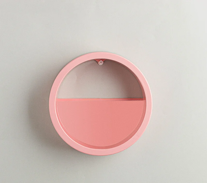 Round Iron Wall Vase Home Living Room Restaurant - Image 7