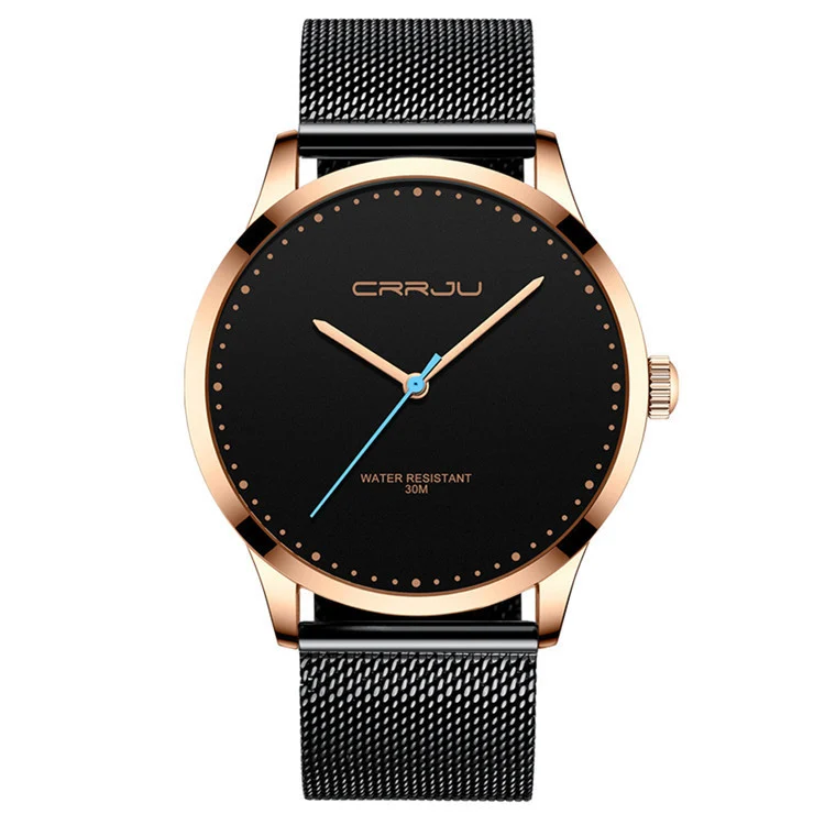 Stainless Steel Mesh Belt Fashion Watch Men - Image 4