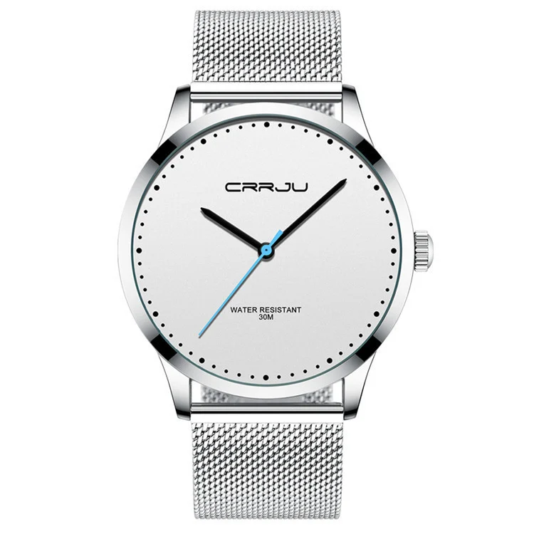 Stainless Steel Mesh Belt Fashion Watch Men - Image 5