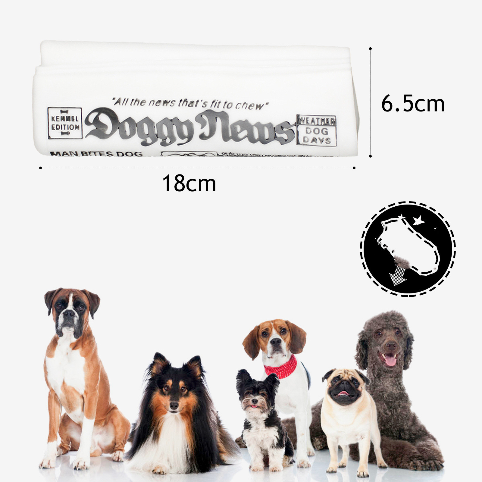 Squeaky Pet Dog Toy Newspaper Chew Training Toys - Image 3