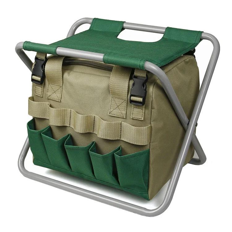 Gardening Stool with Tote Bag Chair Garden Tools Set - Image 5