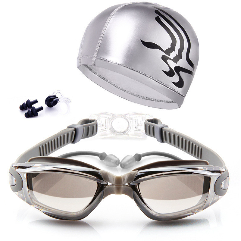 Swimming Goggles Set HD Waterproof Anti Fog Swimming - Image 2