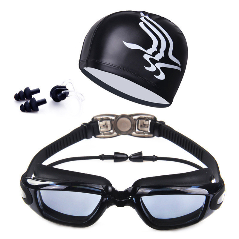 Swimming Goggles Set HD Waterproof Anti Fog Swimming - Image 4