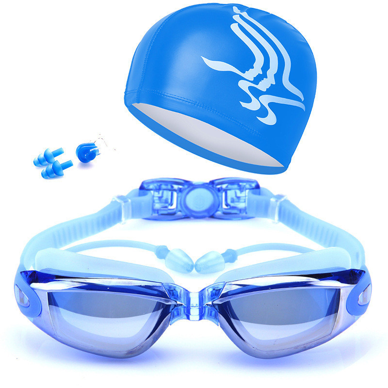 Swimming Goggles Set HD Waterproof Anti Fog Swimming - Image 3