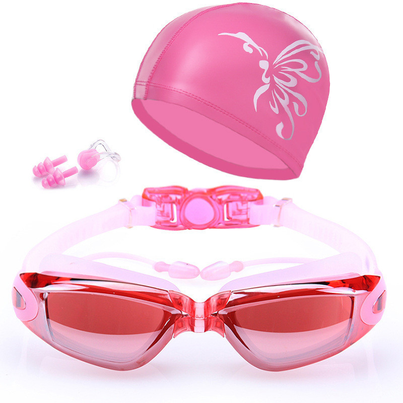 Swimming Goggles Set HD Waterproof Anti Fog Swimming - Image 5