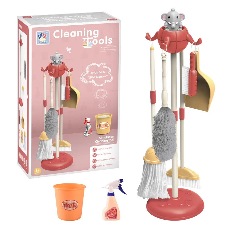 Kids Housework Tool Toys Plastic Cartoon Pretend Play - Image 3