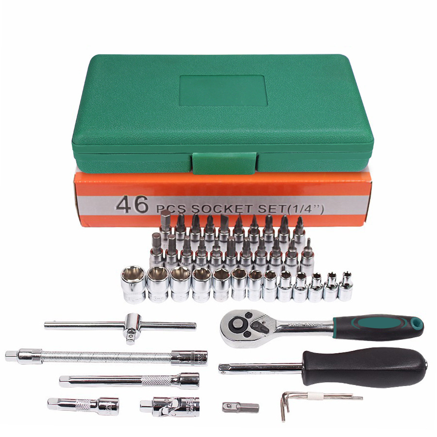 Car Repair Tool 46pcs Inch Socket Set Car Repair Tool - Image 4