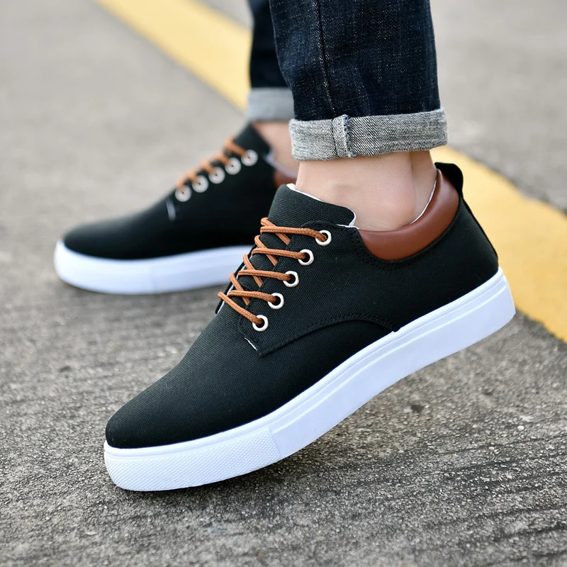 Canvas Shoes Men Big Shoe 46 47 Man Sneakers Shoes - Image 2