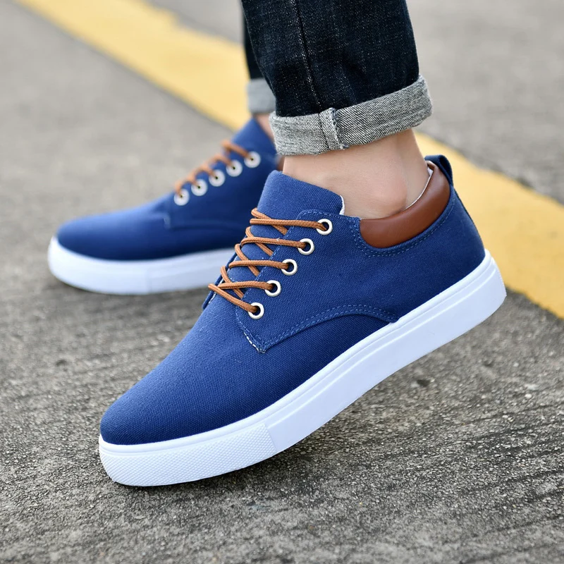 Canvas Shoes Men Big Shoe 46 47 Man Sneakers Shoes - Image 3