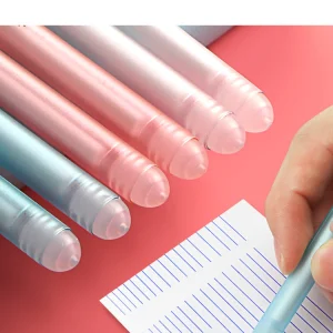 Elementary School Students Use An Erasable Gel Pen to