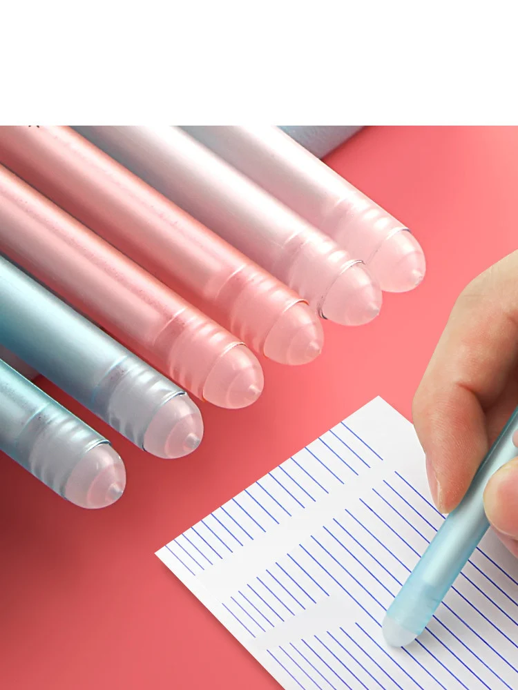 Elementary School Students Use An Erasable Gel Pen to