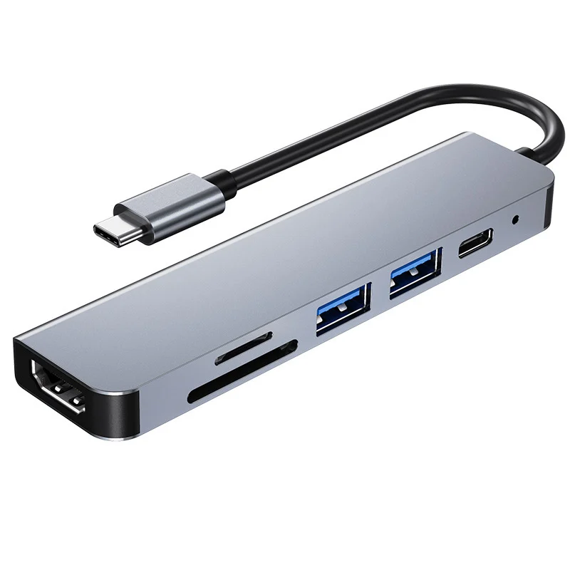 Multi Function Dock 4k Hd Usb Notebook 6 in 1