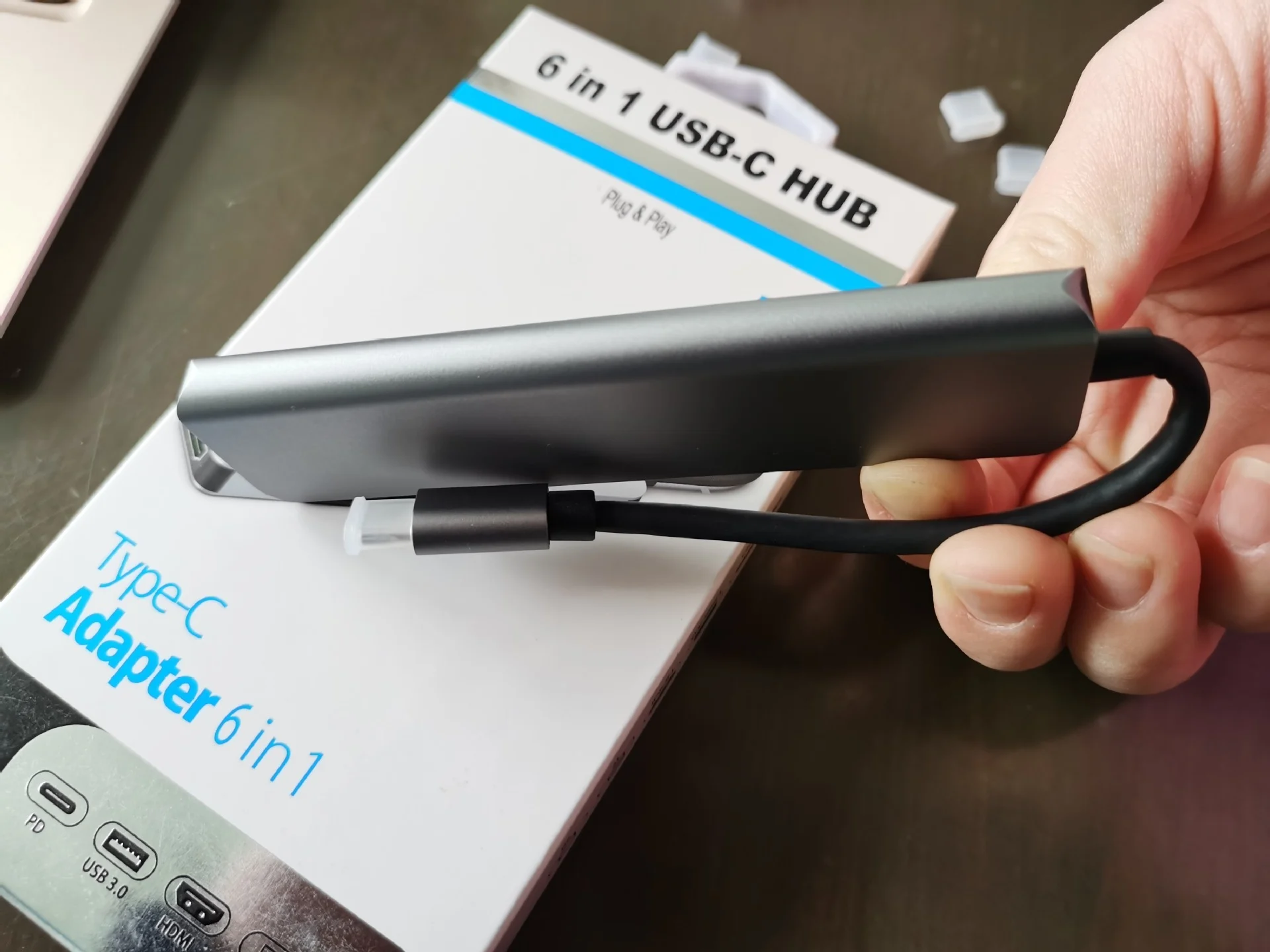 Multi Function Dock 4k Hd Usb Notebook 6 in 1 - Image 4