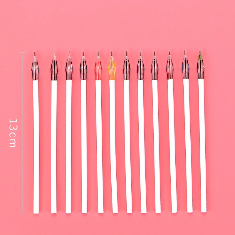 Cute Feather Peacock Color Gel Pen With Replaceable Refill - Image 5