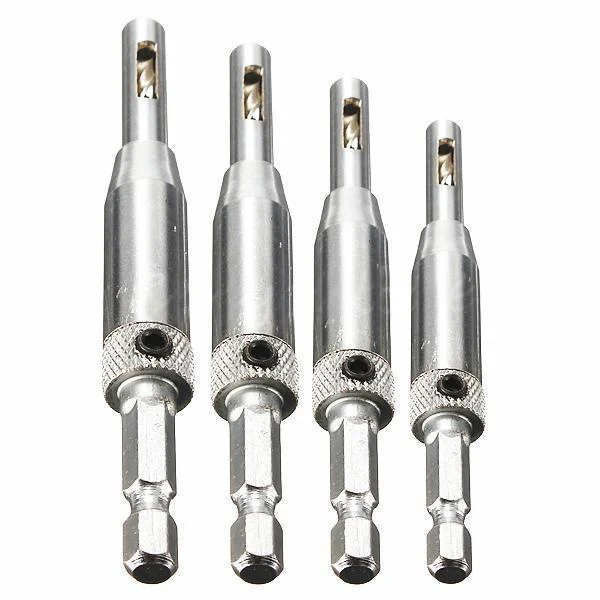 4Pcs Self Centering Hinge Drill Bits Set Door Cabinet - Image 4