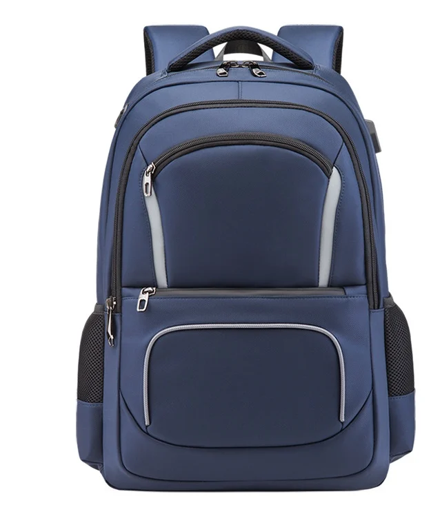 Waterproof Backpack Men Large Capacity Laptop Bags Usb - Image 2